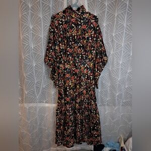 Something Navy brand Women's size large, Meadow Turtleneck, maxi dress